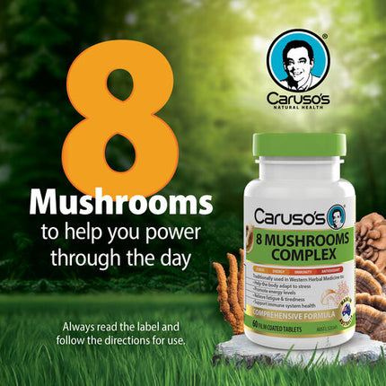 Caruso's 8 Mushrooms Complex 60 Tablets