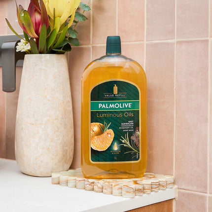Palmolive Luminous Oils Hand Wash, East Australian Mandarin & Rosemary Oil, 1L Refill