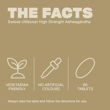 Swisse Ultiboost High Strength Ashwagandha 60  Tablets