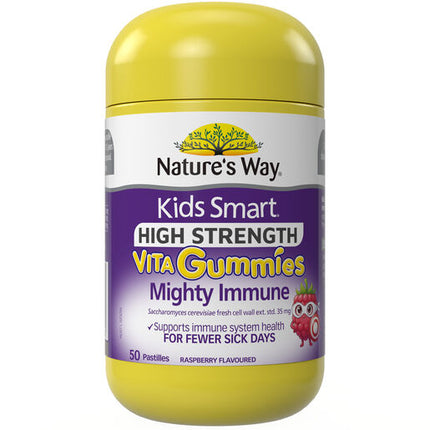 Nature's Way Kids Smart High Strength Vita Gummies Mighty Immune 50s