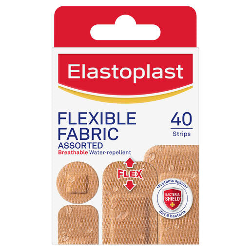Elastoplast Flexi Fab Strip Assorted 40 Pack