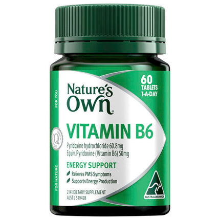 Nature's Own Vitamin B6 60 Tablets
