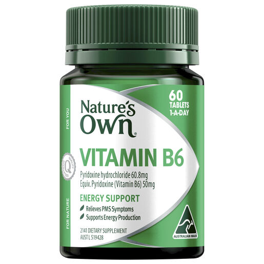 Nature's Own Vitamin B6 60 Tablets