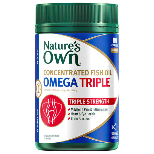 Nature's Own Concentrated Omega Triple Capsules 80