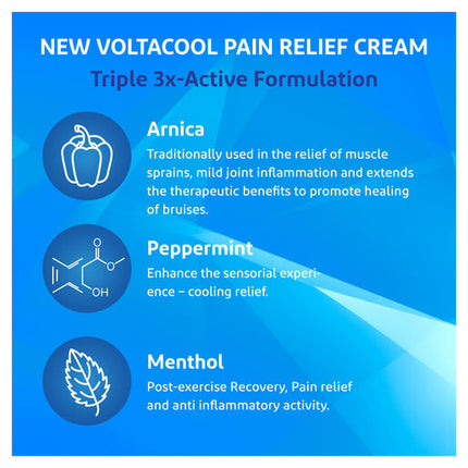 VoltaCool Pain Relief Cream 100g