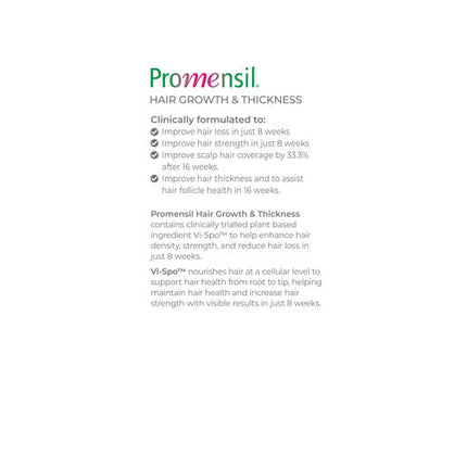 Promensil Hair Growth + Thickness 40 Capsules
