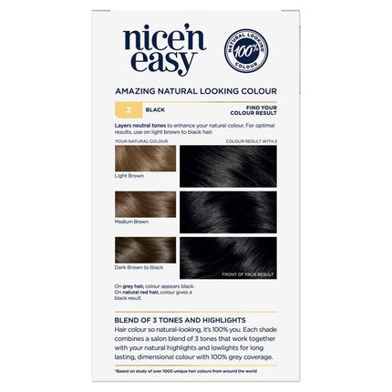 Clairol Nice 'N Easy 2 Natural Black