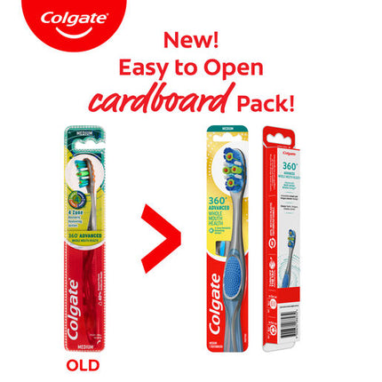 Colgate 360° Advanced Toothbrush Medium