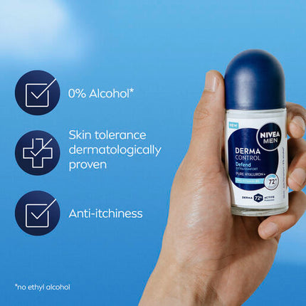 Nivea Men Derma Control Defend Roll-On 50ml