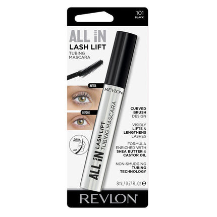 Revlon All In Lash Lift Tubing Mascara Blackest Black 8ml