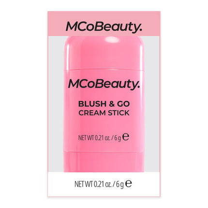 MCoBeauty Blush And Go Cream Stick Hot Pink 6g
