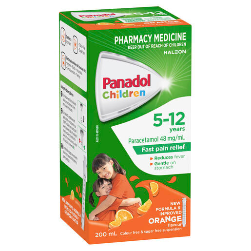 Panadol Children 5-12 Years Orange 200mL