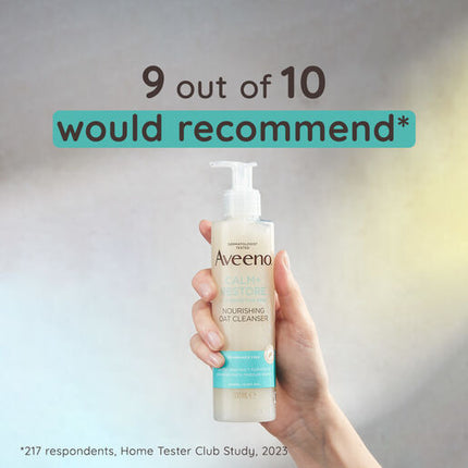 Aveeno Face Calm + Restore Sensitive Skin Nourishing Oat Cleanser 200mL