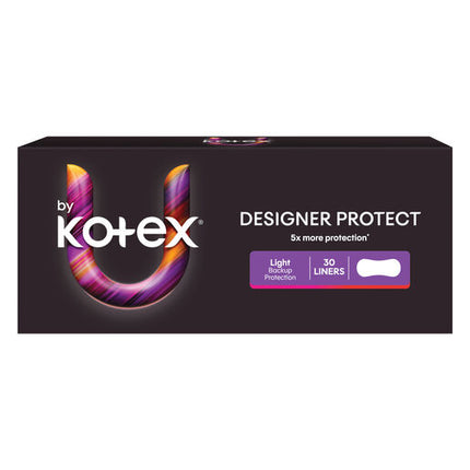 U By Kotex Protect Liners with Design 30 Pack