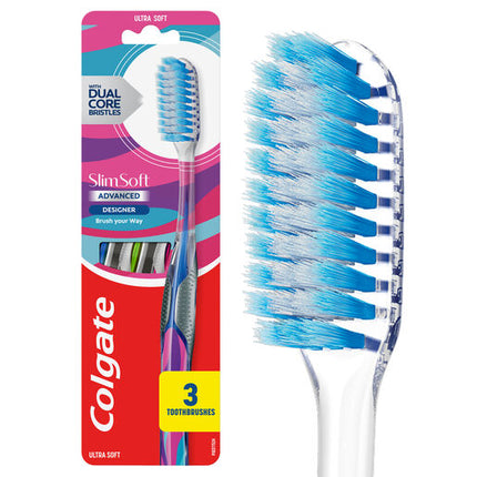 Colgate Advanced Slim Soft Toothbrush 3 Pack