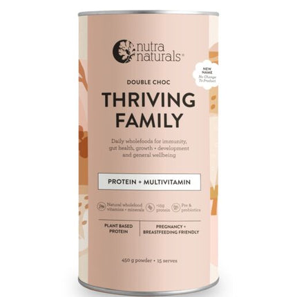 Nutra Naturals Thriving Protein Cacao Choc 450g