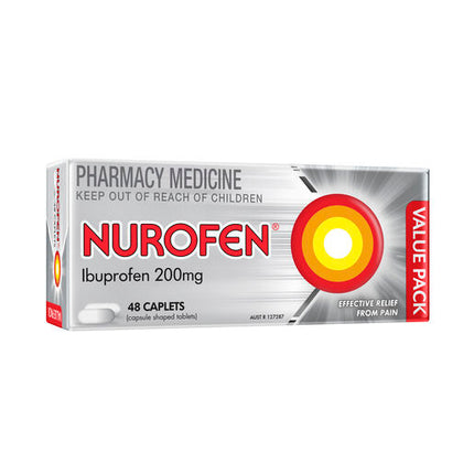 Nurofen 200mg Ibuprofen 48 Caplets