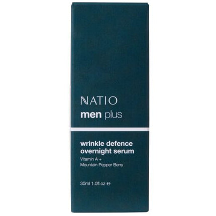 Natio Men Plus Wrinkle Defence Overnight Serum 30mL