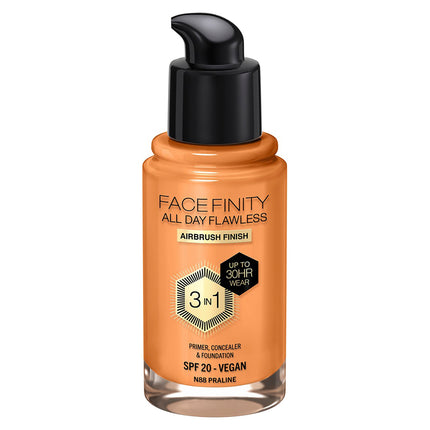 Max Factor Facefinity All Day Flawless 3-In-1 Foundation 88 Praline