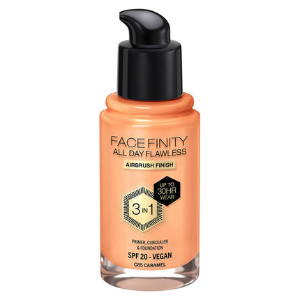 Max Factor Facefinity All Day Flawless 3-In-1 Foundation Caramel 85