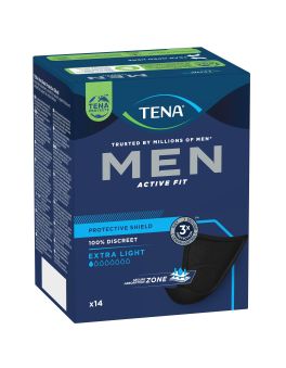 Tena Men Protective Shield Extra Light 14 Pack