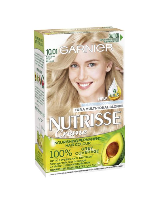 box bleach/color | garnier nutrisse PL1 platinum blonde | hairdresser tries  - YouTube
