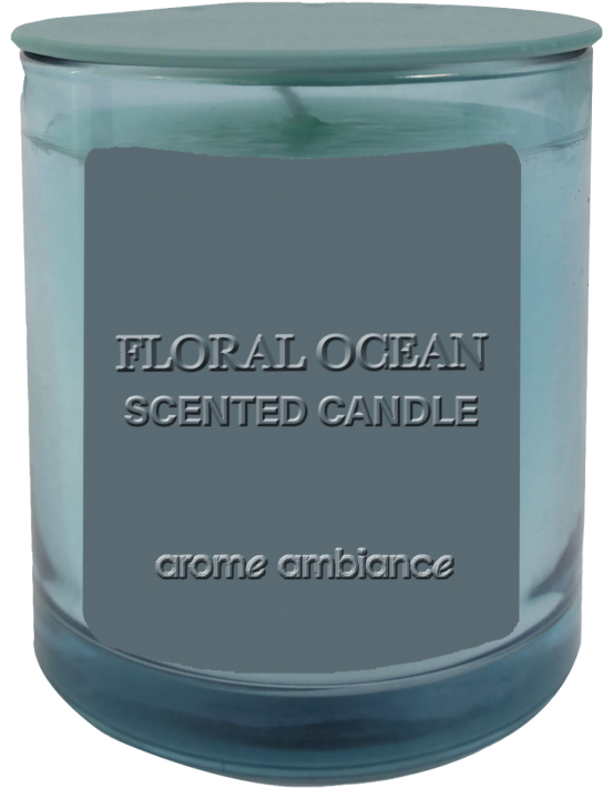 Arome Ambiance Home Scented Candle Floral Ocean 200g - Direct