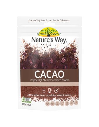 Nature's Way Superfoods Cacao Powder 125g
