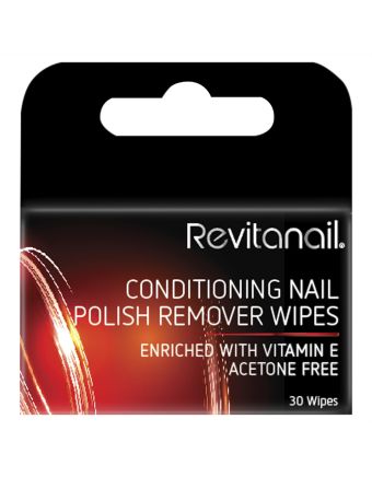 Revitanail Conditioning Nail Polish Remover Wipes 30 Pack