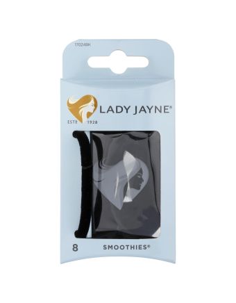 Lady Jayne Smoothies Black Luxury Elastics 8 Pack