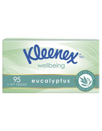 Kleenex Eucalyptus Facial Tissues 95 Pack