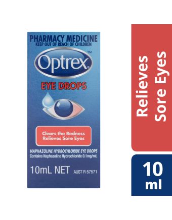 Optrex Eye Drops for Red or Sore Eyes 10ml
