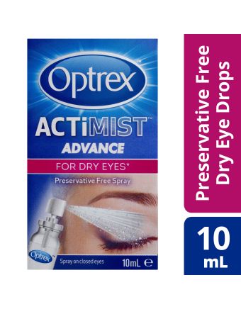Optrex Advance Actimist Preservative Free Dry Eye Spray 10ml
