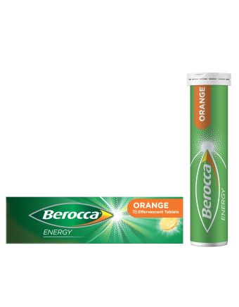 Berocca Energy Orange Effervescent Tablets 15 Pack