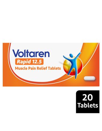 Voltaren Rapid 12.5mg 20 Tablets 