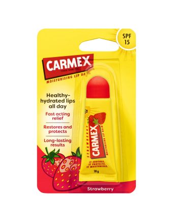 Carmex Lip Balm Strawberry Squeeze Tube 10g