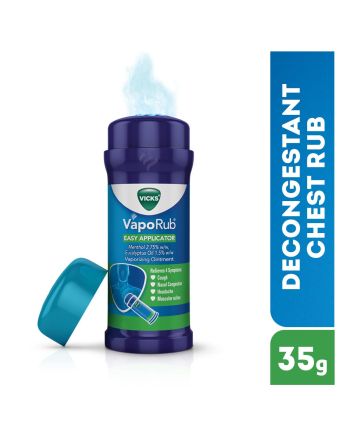 Vicks VapoRub Easy Applicator Vaporising Ointment 35g