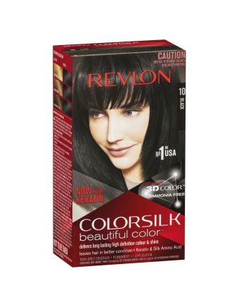 Revlon ColorSilk Permanent Haircolor 10 Black