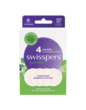 Swisspers Reusable Eco Cleansing Pads 4 Pack