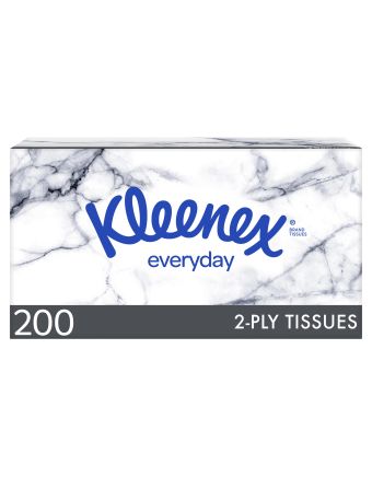 Kleenex Everyday Facial Tissues 2 Ply 200 Pack