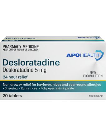 ApoHealth Desloratadine 5mg 20 Tablets