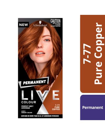 Schwarzkopf Live Colour Permanent 7.77 Pure Copper