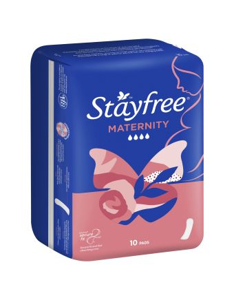 Stayfree Maternity No Wings 10 Pads