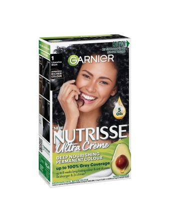 Garnier Nutrisse Hair Colour 1.0 Liquorice Black