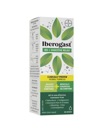 Iberogast IBS + Digestive Relief Clinically Proven Herbal Liquid 50mL