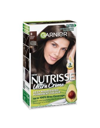 Garnier Nutrisse Hair Colour 3.0 Espresso Darkest Brown