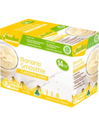 Vita Diet Banana Smoothie 14 Pack