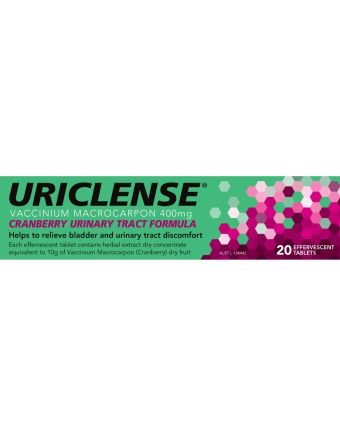 Uriclense Effervescent 500mg 20 Tablets