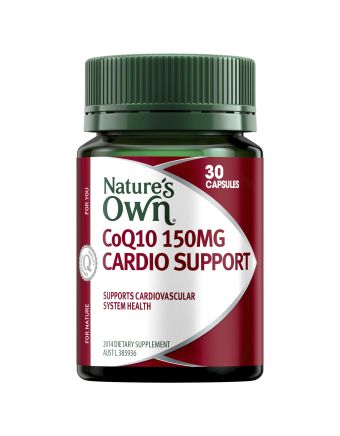 Nature's Own CoQ10 150mg Cardio Support 30 Capsules