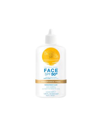 Bondi Sands SPF 50+ Daily Moisturising Fragrance Free Face Fluid 50ml